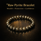 Raw Pyrite Bracelet – Wealth Protection & Confidence