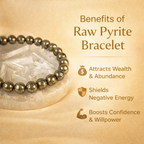 Raw Pyrite Bracelet – Wealth Protection & Confidence